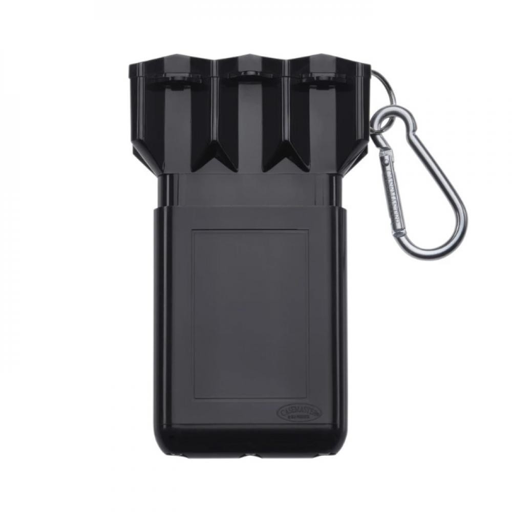 Masquedardos Fundația Dardos Casemaster Numă Adjustabilă Dart Case Black 36-1000-01