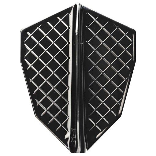 Masquedardos Plumas Cosmo Darts Flights Flight Pro S-4 Black