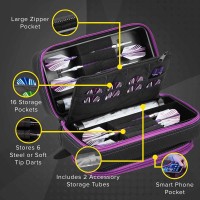 Masquedardos Funda Dardos Casemaster Plazma Pro Darts Purple  36-0702-06