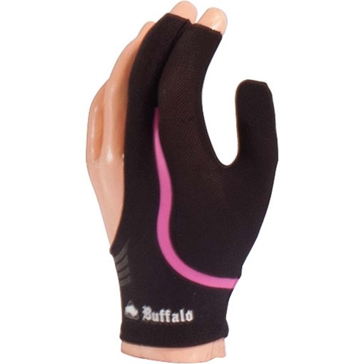 Masquedardos Biliardové rukavice Buffalo Reversible Globe Black Pink S Pravá/ľavá 3269,369