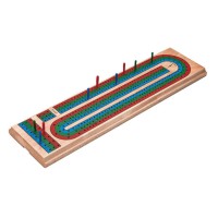 Masquedardos Jeu Mainstreet Classics Wooden Barony Cribbage Board 55-0106