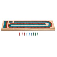 Masquedardos Jeu Mainstreet Classics Wooden Barony Cribbage Board 55-0106