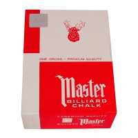 Masquedardos Billiard Chalk Master Red 144 Units 3003.344