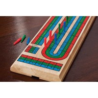 Masquedardos Jeu Mainstreet Classics Wooden Barony Cribbage Board 55-0106