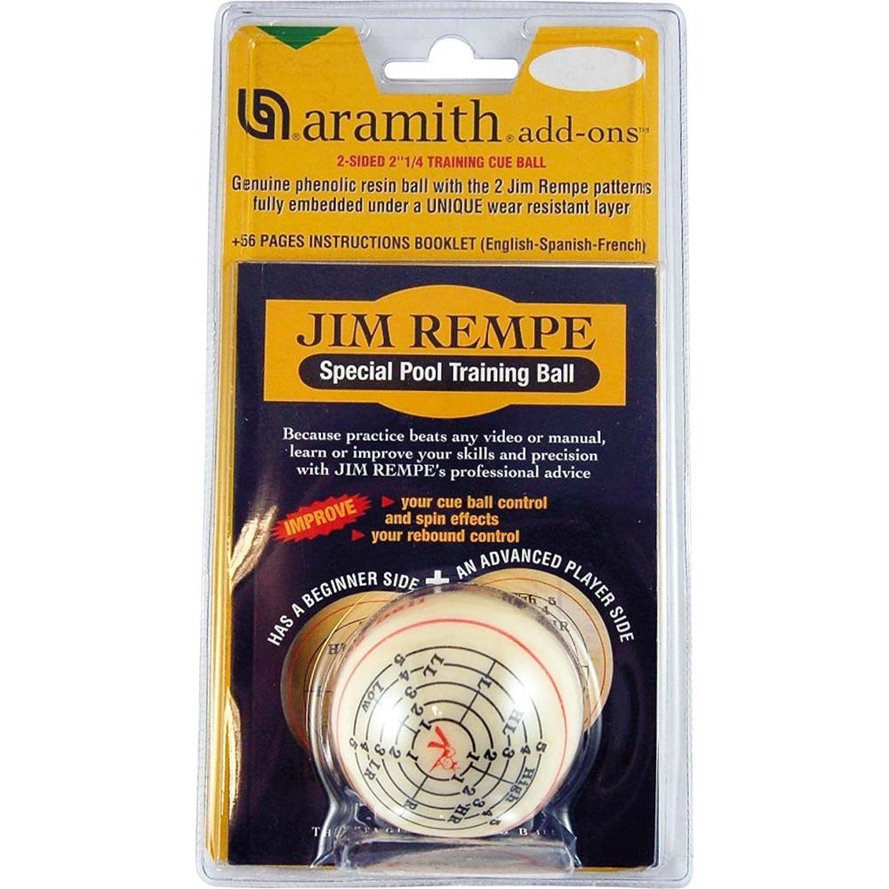 Masquedardos Ball Billar allenamento Aramith Jim Rempe Pool Ball 57.2mm 2157.600 70.066.57.0