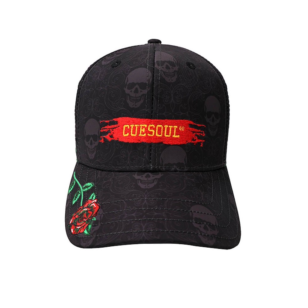 Masquedardos Gorra Cuesoul Darts Cap Roses Negra  Cs-mz-01