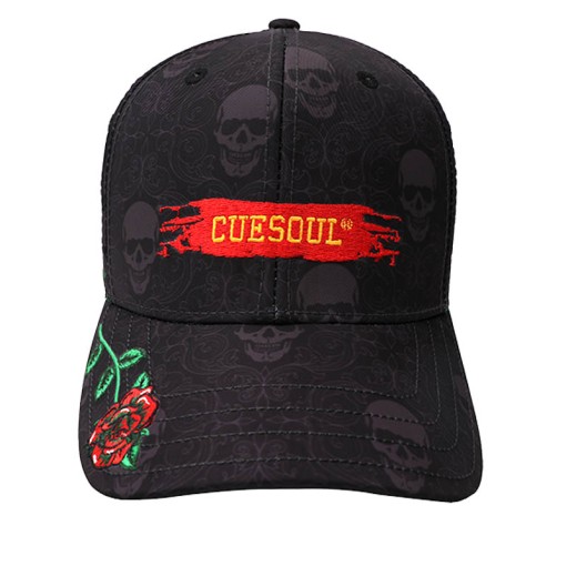 Masquedardos Gorra Cuesoul Darts Cap Roses Negra  Cs-mz-01