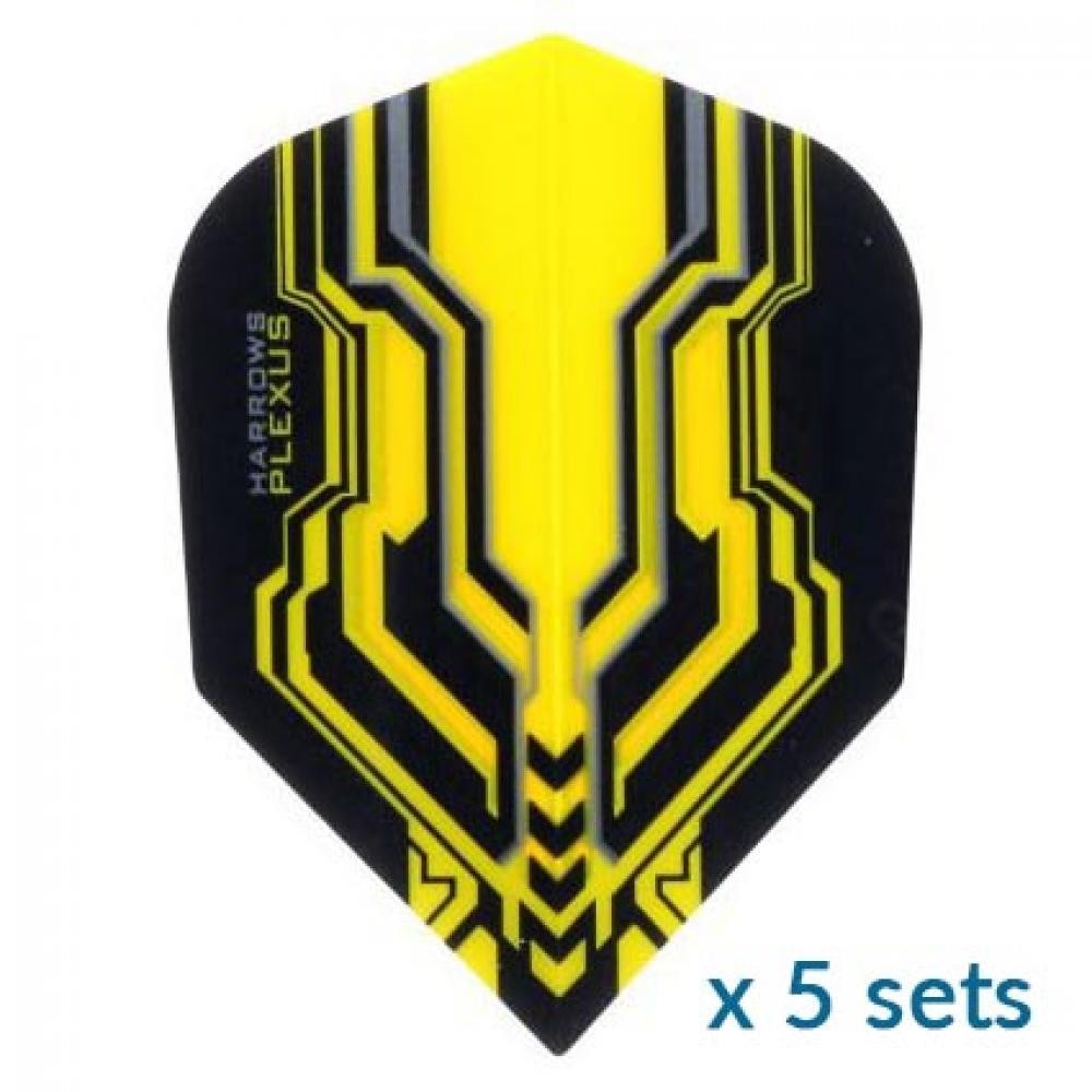 Masquedardos Harrows Darts Plexus Yellow Standard 5 sad (15 per)