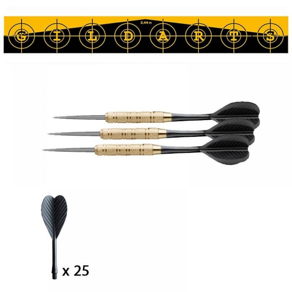 Masquedardos Winmat Outcast Darts Pack 20 Gramm + 25 Flossen + Schnur