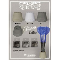 Masquedardos Trinity Concrete Darts Stand white