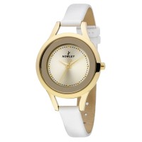 Masquedardos Horloge Nowley Chic Gold White Luxe 8-5766-0-0