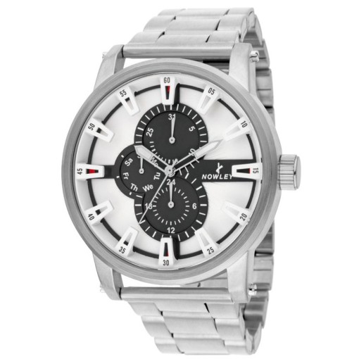 Masquedardos Horloge Nowley Silver White Luxe Men 8-5918-01