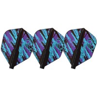 Masquedardos Fit Flight Purple Blue Pattern Shape Feathers