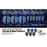 Masquedardos Fit Flight Purple Blue Pattern Shape Feathers