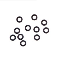 Masquedardos Rubber Fastening 6 Units Silicone O Rings 2ba 4mm