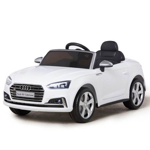 Masquedardos Coche Eléctrico Audi S5 Blanco Con Radio Control Hl258