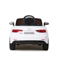 Masquedardos Coche Eléctrico Audi S5 Blanco Con Radio Control Hl258