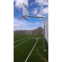 Masquedardos Game Galvanized Basketball Monotube New Tube 114 Mm Fixed With Base Anchorage-without Board,aro 0012771