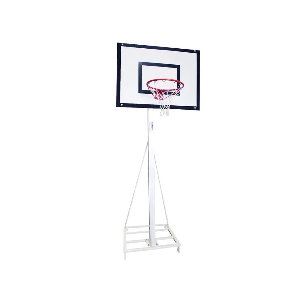 Masquedardos Juego Canastas Minibasket Deluxe Monotubo Tubo 100 Trasladable 2 Ruedas Con Carro -sin Tablero,aro