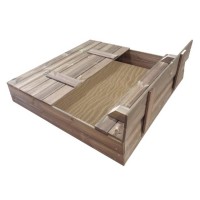 Masquedardos Arenero Tectum Con Tapa De Madera Plegable Ma600100