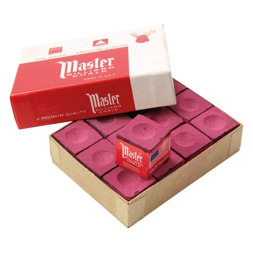 Masquedardos Master Burgundy Billiard Chalk 12 jedinica 3003.080