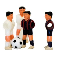 Masquedardos Giocatore di calcio in plastica Piedi separati Madrid/Barcellona 22 unità Pl1003