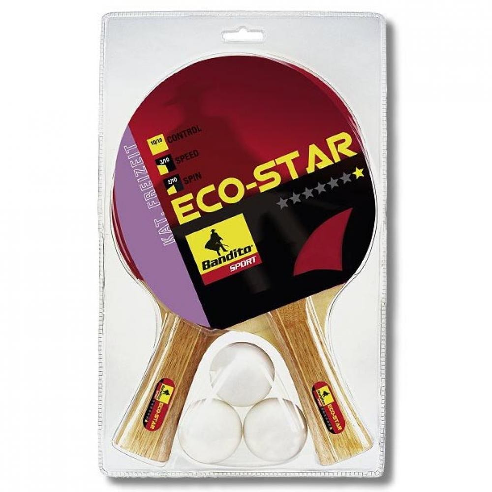 Masquedardos Pachet 2 Pachete Ping Pong + 3 Pachete Bandito Sport Ecostar 4112.01