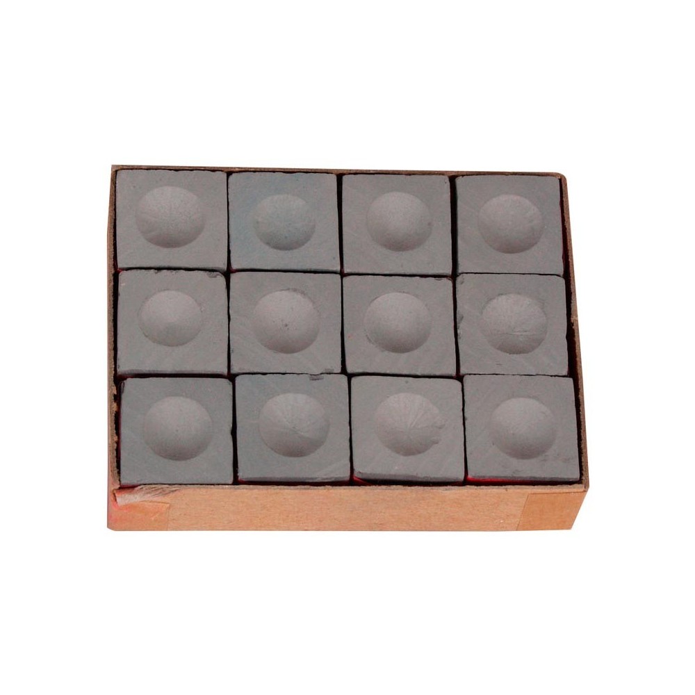 Masquedardos Billiard Chalk Master Charcoal 12 Units 3003.040