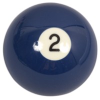 Masquedardos Billiard ball number two Aramith  2157.202