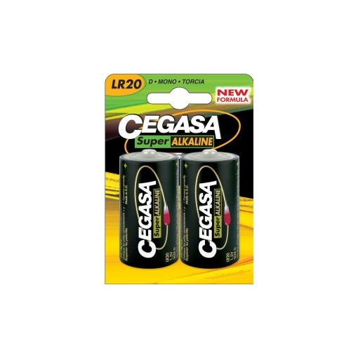 Masquedardos Pille Cegasa Lr20 Super Alkaline 2 Unid.Type D 000152