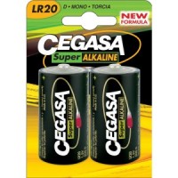 Masquedardos Pila Cegasa Lr20 Super Alkalina 2 Unid. Tipo D 000152