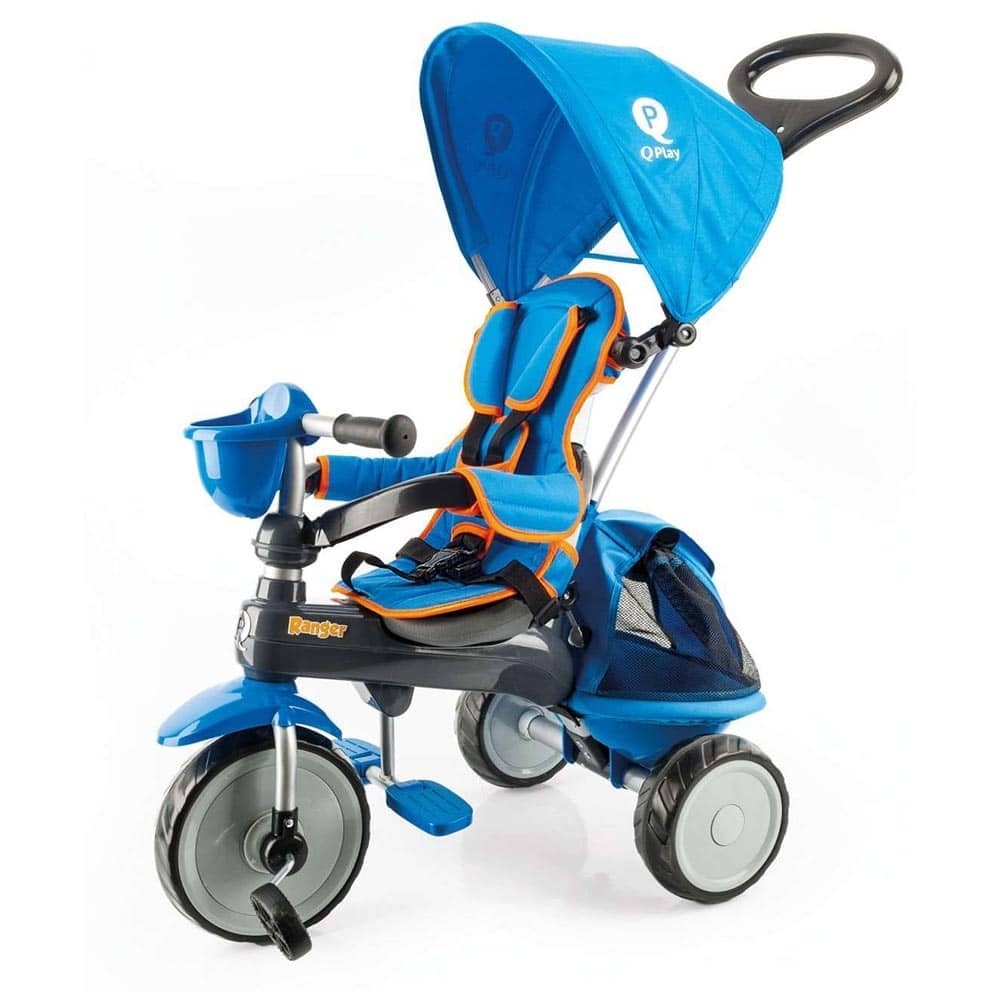 Masquedardos Pedal tricycle Qplay The Blue Ranger T120