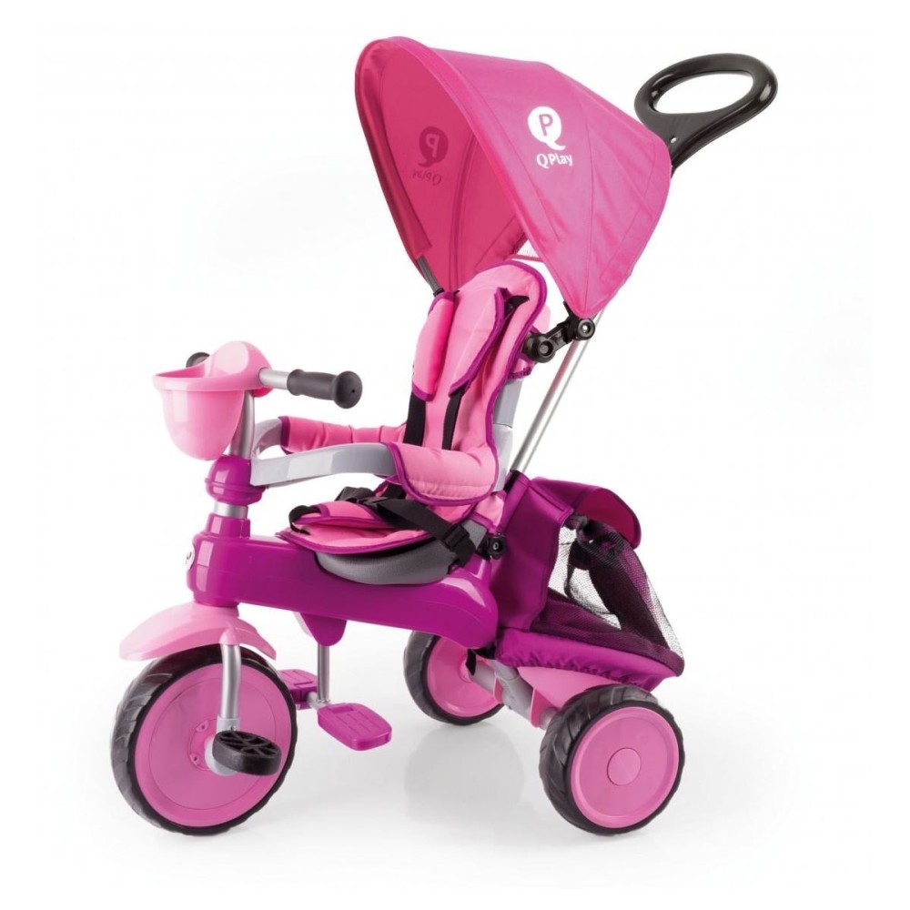 Masquedardos Pedal tricycle Qplay Ranger pink T121