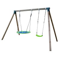 Masquedardos Square wooden swing Masgames It 's Akina Ma700058