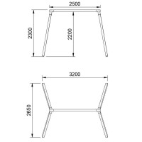 Masquedardos Double swing square wood Masgames Kari Deluxe Adult Seats with Rope Ma700062