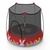 Masquedardos Trampolín Kohala 2 En 1 Parque De Juegos Y Cama Elástica Rojo Pl0080