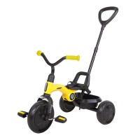 Masquedardos Folding Tricycle Ant Plus Yellow With Push Bar Qplay T441