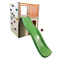 Masquedardos Wooden playground with toboggan 8250