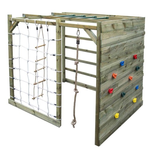 Masquedardos Wooden playground with climbing area - Atlantis 8251