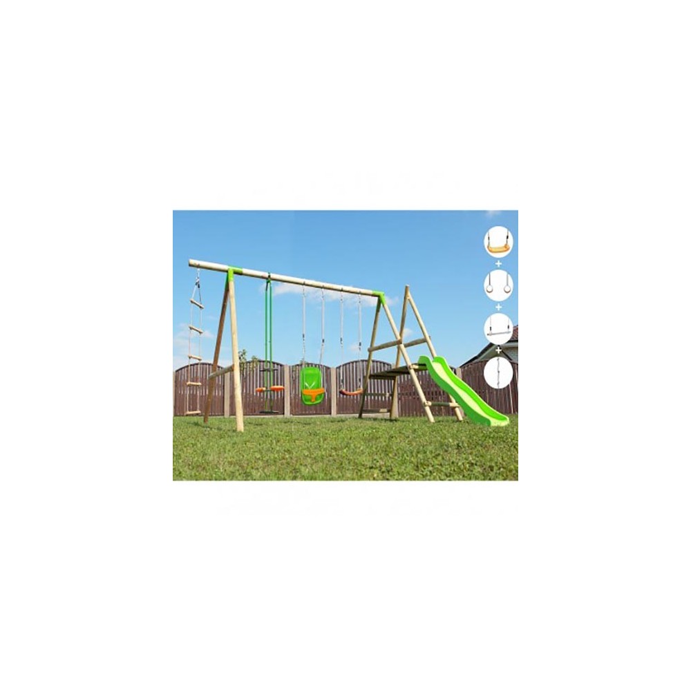 Masquedardos Children's swings for kindergarten 9 in 1 Pl8006