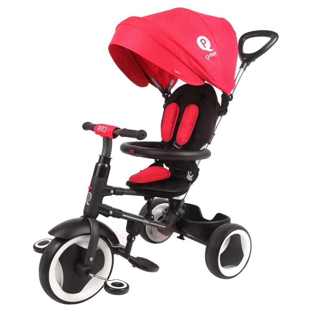 Masquedardos Pedal tricycle Qplay Folding Rite Red S380