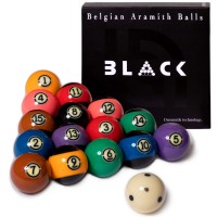 Masquedardos Juego De Bolas Americano Aramith Tournament Pro Cup Tv Black 57,2mm 70039572