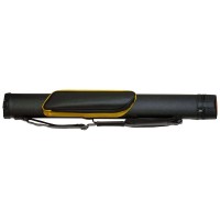 Masquedardos Rigid Billiard Cue Case Sy-1 Style Black and Yellow 85cm 30141620