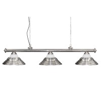 Masquedardos Kulečníková lampa Adagio Silver se 3 tulipány 75030010