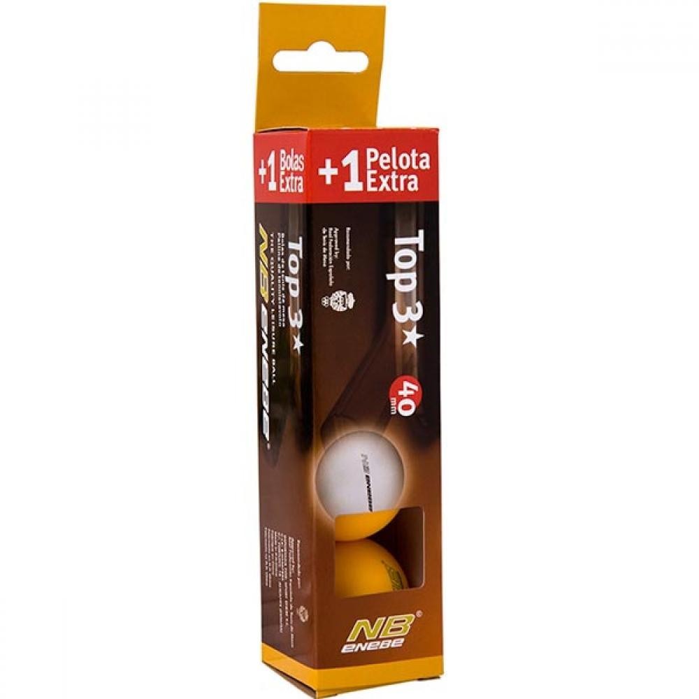 Masquedardos 3+1 Pellotteri Ping Pong Enebe Top 3 Orange 845498