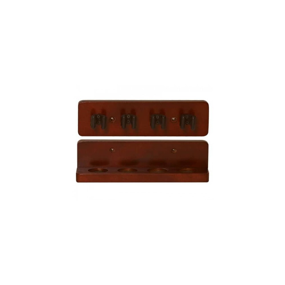 Masquedardos Cutie pentru tacuri din lemn de culoare mahon 4 tacuri 17603