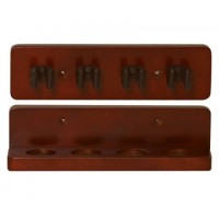 Masquedardos Mahogany Color Wooden Cue Case 4 Tacos 17603