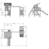 Masquedardos Children's park Masgames Beach Hut L with Challenger Ma812301