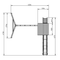 Masquedardos Parc Enfants Masgames Kiosk Xl avec double colombe Ma821101