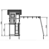 Masquedardos Children's park Masgames Beach Hut XL with Double Swing Ma821301